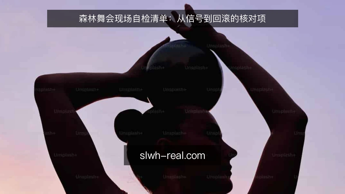 森林舞会现场自检清单：从信号到回滚的核对项